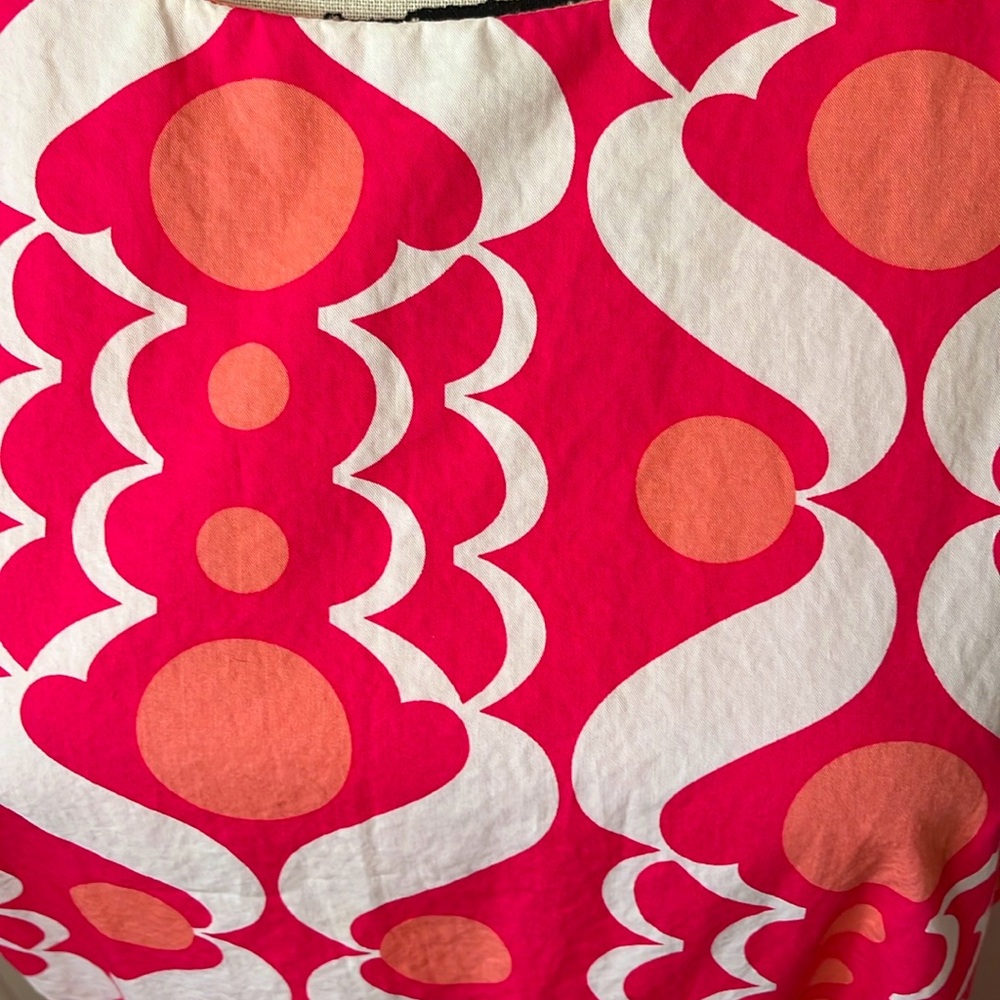 Boden Beatrice Pink White summer dress size 10 Tall - Picture 5 of 8